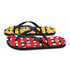 Scratch Patch Red and Yellow Flip-Flops